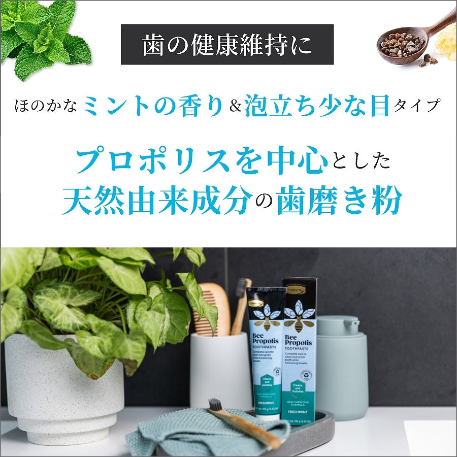 プロポリス配合ハミガキ トータルケア フレッシュミント 100g ペーストタイプ コンビタ