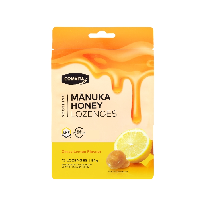 COMVITA(コンビタ) プロポリス・レモン＆ハニーのど飴 12粒(マヌカハニーUMF10+入り）